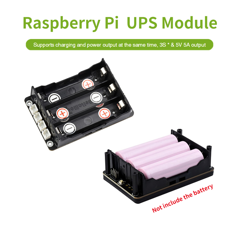 Raspberry Pi 5 UPS HAT Suporte - Raspberry Pi Uninterrupted Power Supply Ups 18650 avaliação e preço