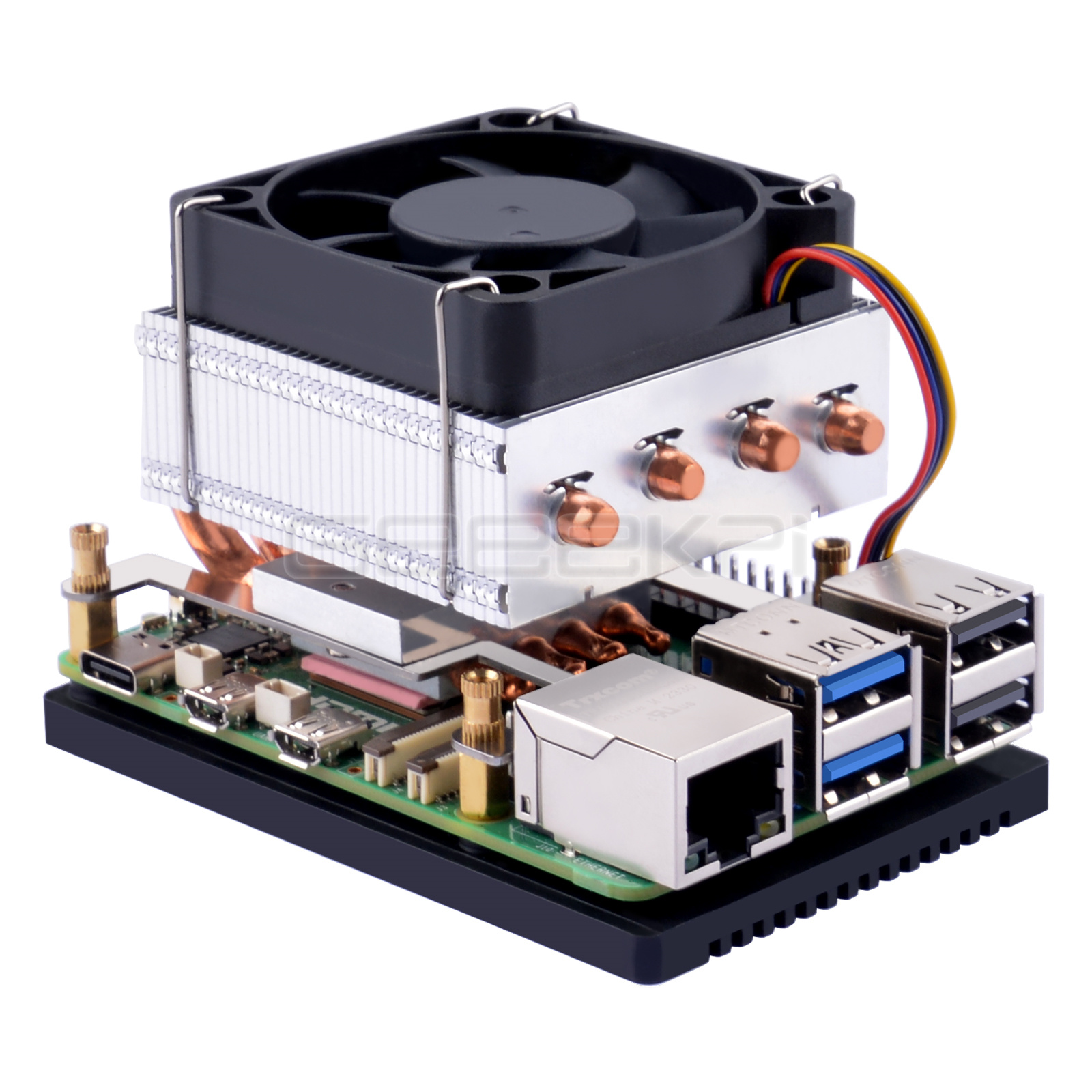 Cooler de CPU Geeekpi Low-Prof - Argon One V3 M.2 Nvme Case avaliação e preço