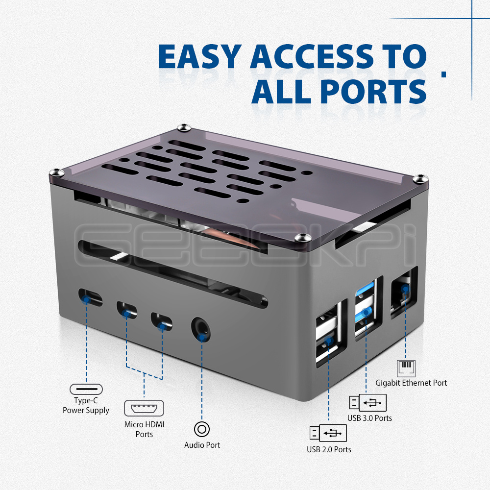 GeeekPi Caixa de tijolo de alu - Argon One V3 M.2 Nvme Case avaliação e preço
