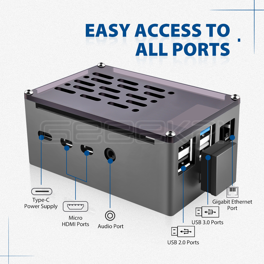 GeeekPi Caixa de tijolo de alu - Argon One V3 M.2 Nvme Case avaliação e preço